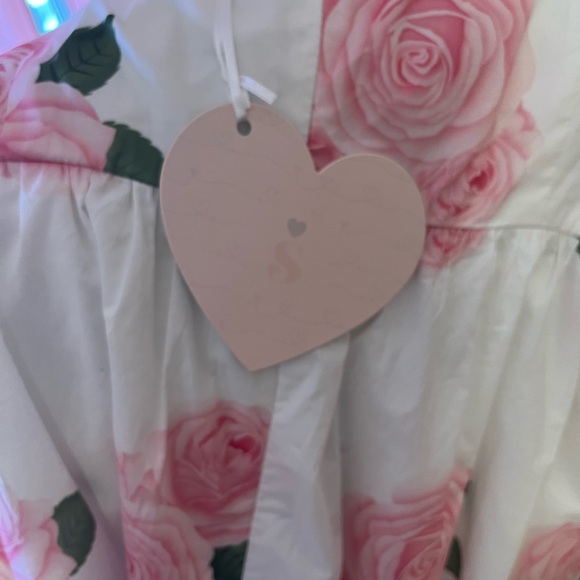 Mini dress with Puff sleeves - Picture 6 of 8